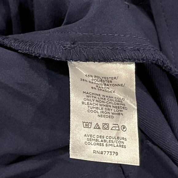 Ann Taylor, curvy fit. Blue slacks - Picture 4 of 5